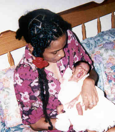 Mother and child (9 days old)