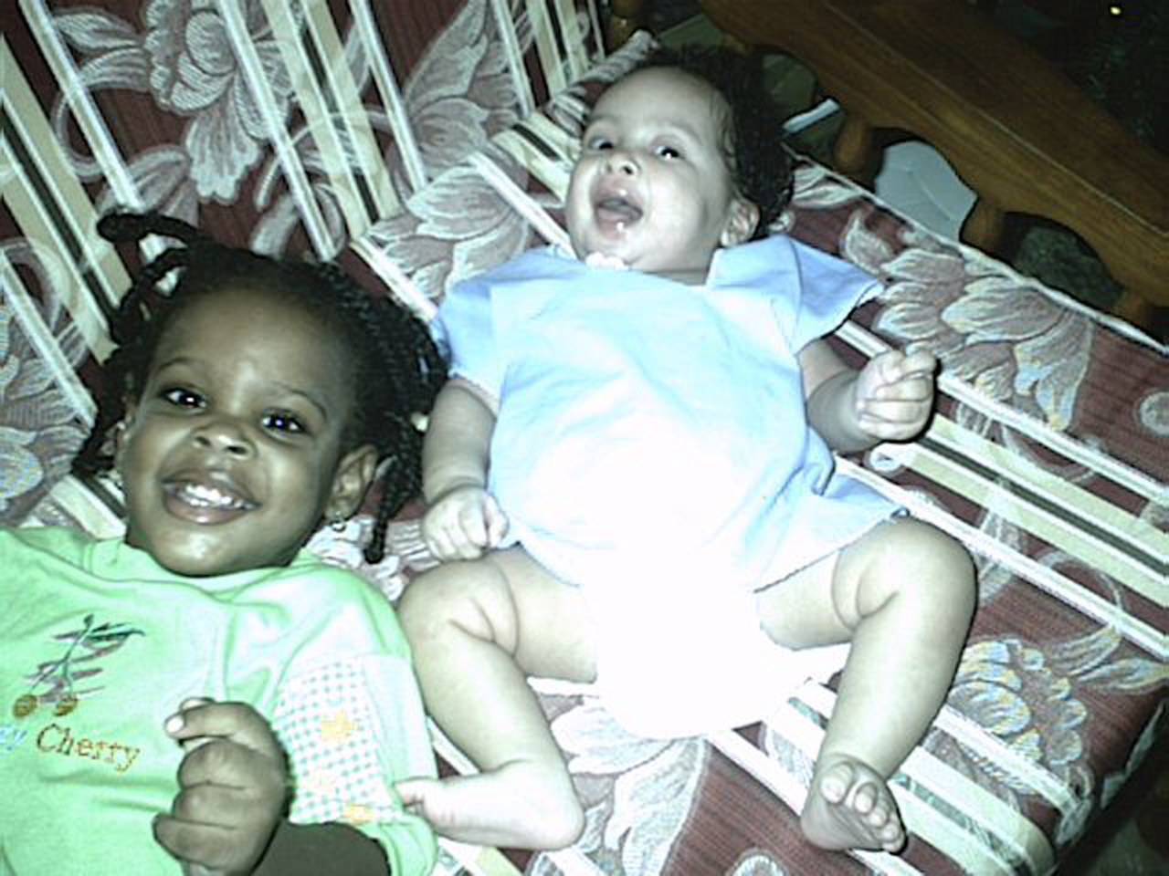 Laughing up a storm!